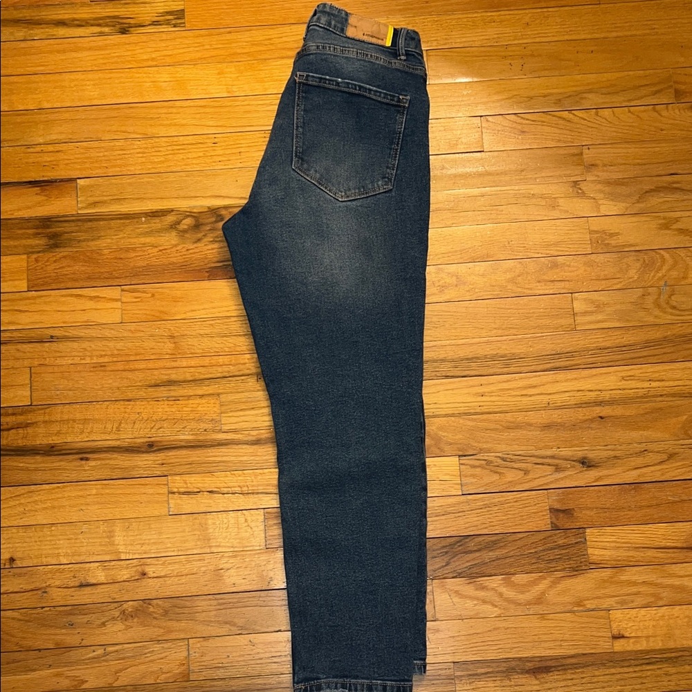 Stradivarius Dark Blue Men's Straight Jeans
